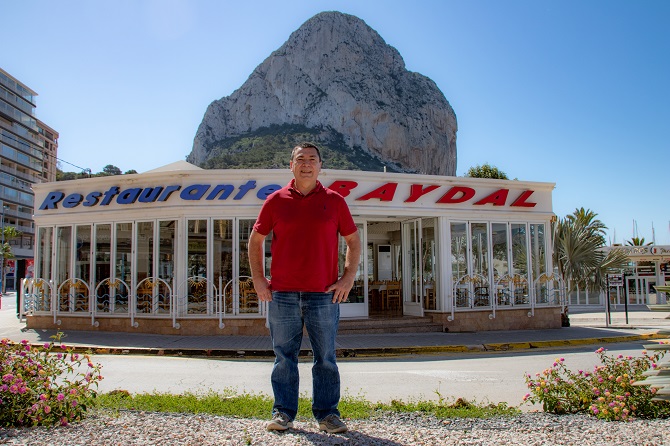 José Baydal tercera generación al frente del Restaurante Baydal en Calpe