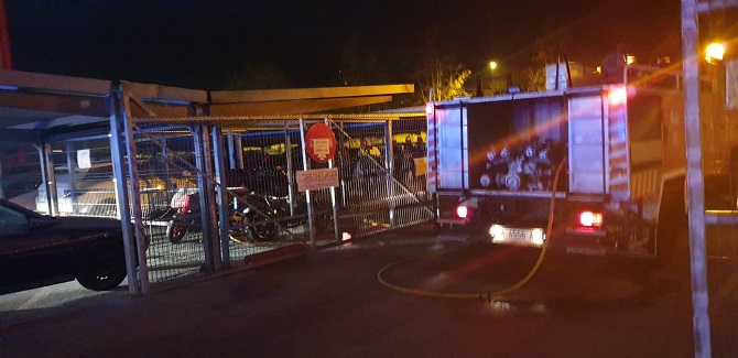 La rápida actuación de los bomberos fue decisiva.