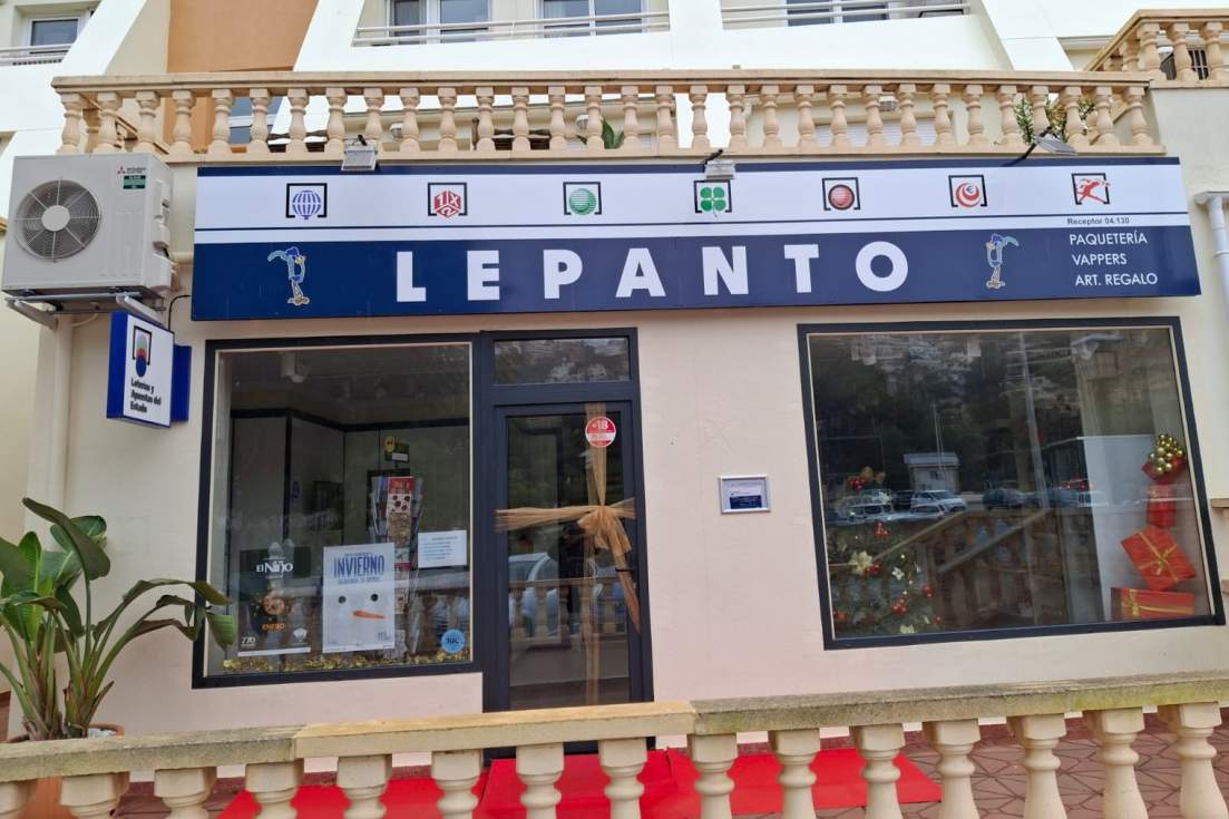 Administración de Xàbia que ha repartido el Tercer Premio del Sorteo del Niño