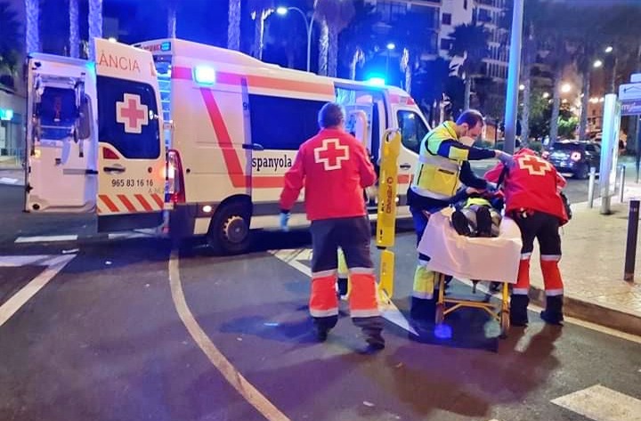 Ambulancia municipal de Calpe en una intervención