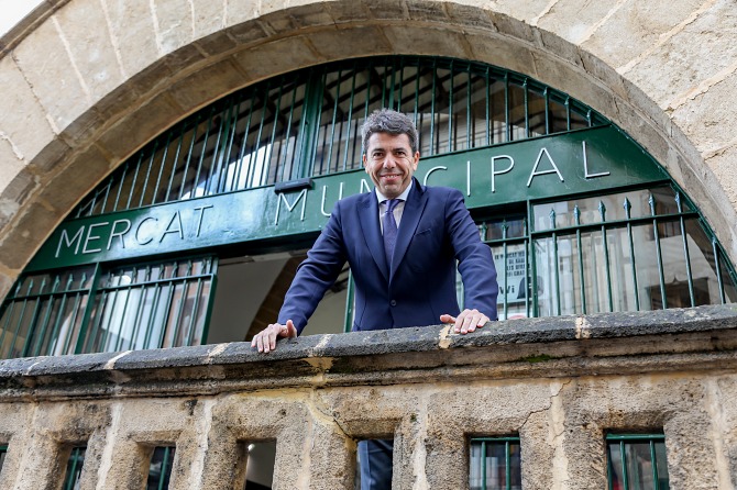 Carlos Mazón presidente de la Diputación de Alicante en su visita a la Marina Alta
