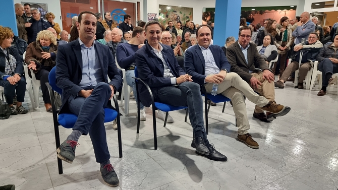 Imagen de un momento de la presentación de la candidatura de César Sánchez