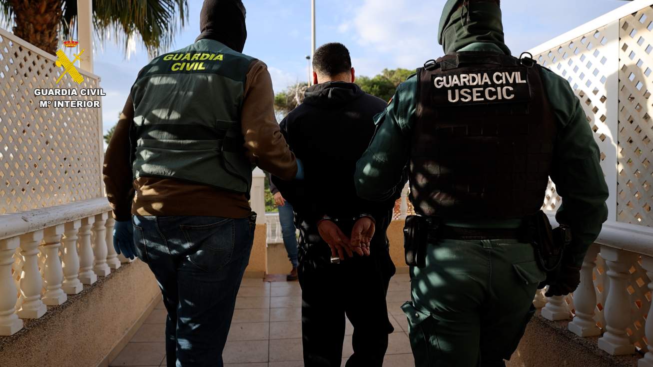 Imagen de uno de los detenidos durante la operación "Románticos"