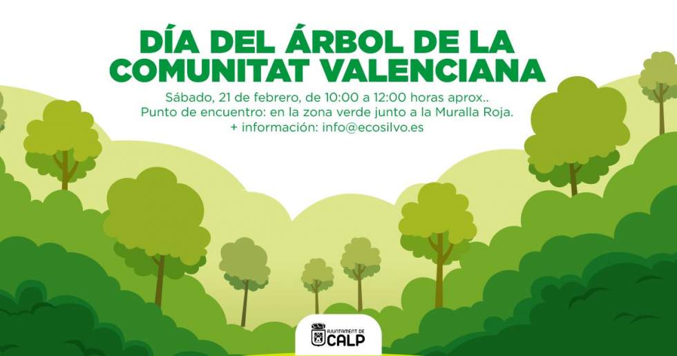 Calp celebra este sábado el Día del Árbol de la Comunitat Valenciana tras su aplazamiento por el viento