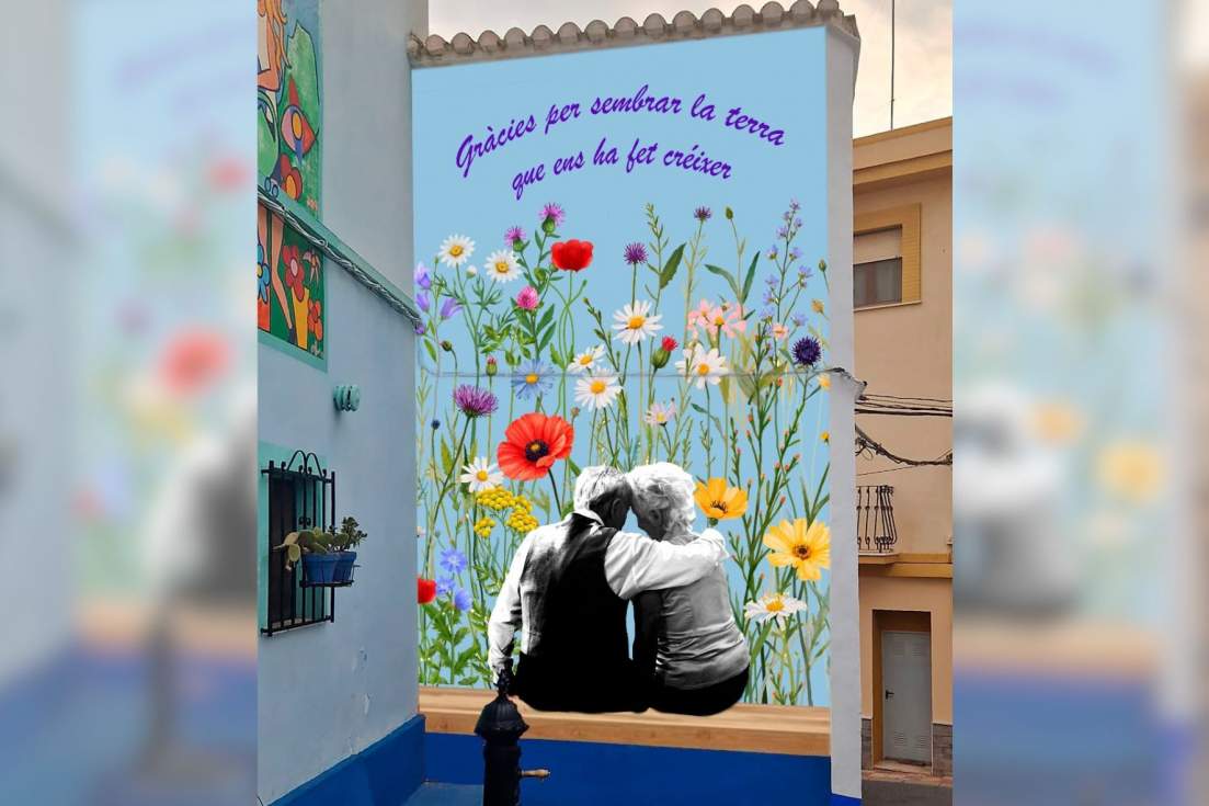 Calp emite un comunicado para explicar la sustitución del mural de la calle Vicente Gallart