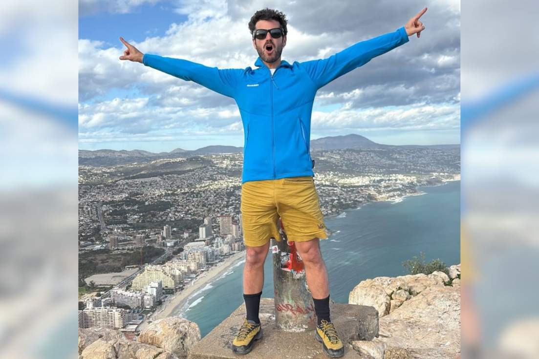 Willy Bárcenas se reta en el Peñón de Ifach: “qué locura de pared… con el mar de fondo”