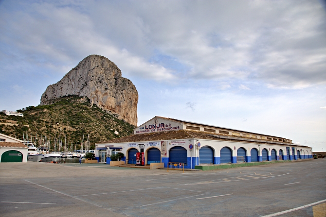 Lonja de pescado en Calpe