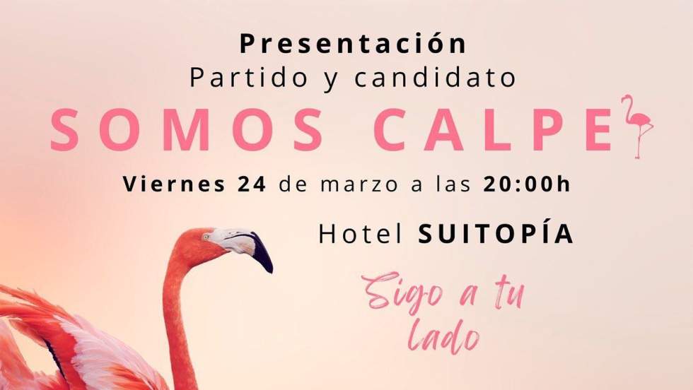 Somos Calpe se presenta hoy a la ciudadanía
