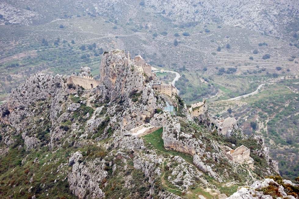 Castillo d'Alcalà o Benissili. Imagen: La Macma.