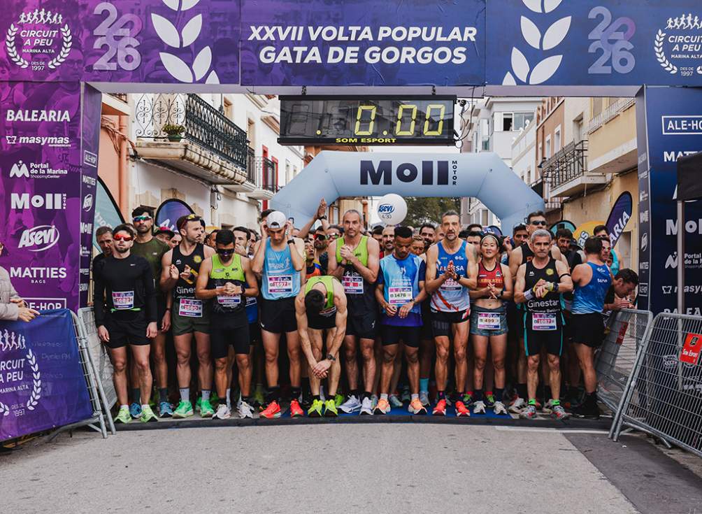 La tercera etapa del Circuit a Peu Marina Alta bate récord de participación