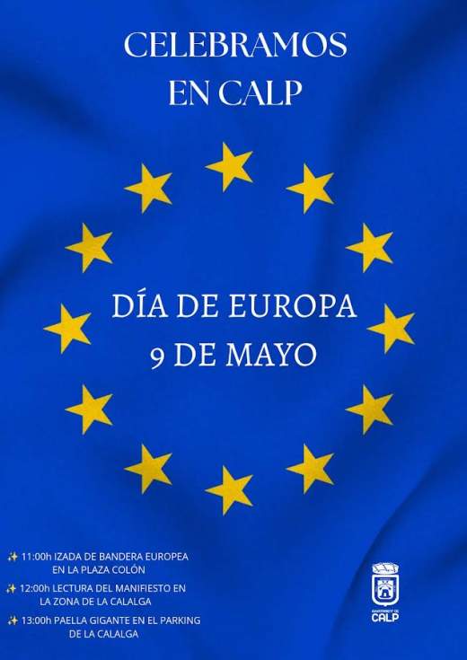 El Ayuntamiento de Calp celebra el Día de Europa con una jornada de convivencia