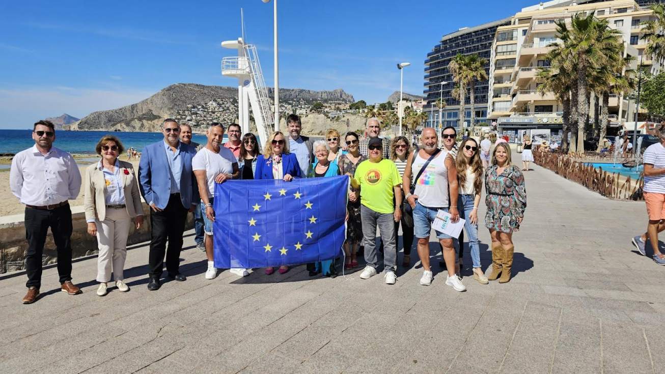 Imagen de la celebración del Día de Europa en Calp 2024