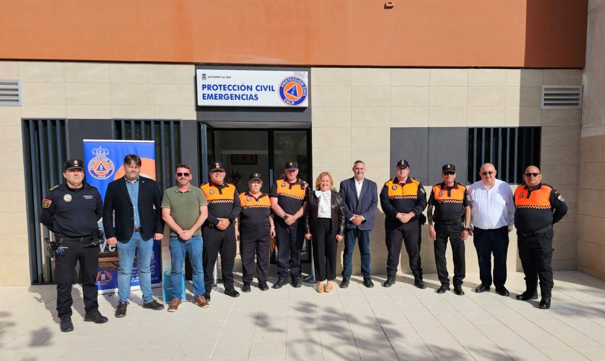 Calp estrena la nueva sede de Protección Civil tras una inversión de 97.100 euros