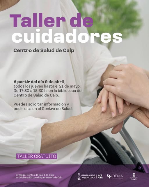 Calp organiza un taller gratuito para apoyar y orientar a personas cuidadoras