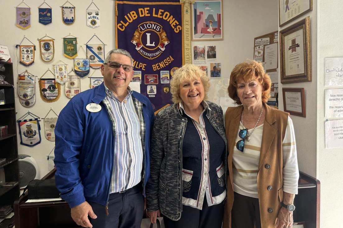 El Club de Leones Calpe & Benissa mantiene su apoyo social en la comarca y en las zona DANA