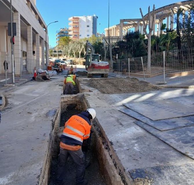 Calp culmina las obras de un nuevo colector en Borumbot para reducir el riesgo de inundaciones