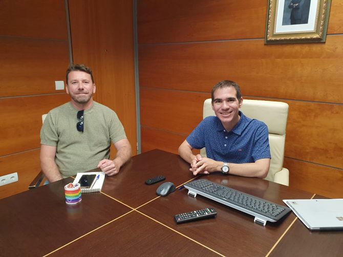 En la imagen: Pedro Moll y Ximo Perles