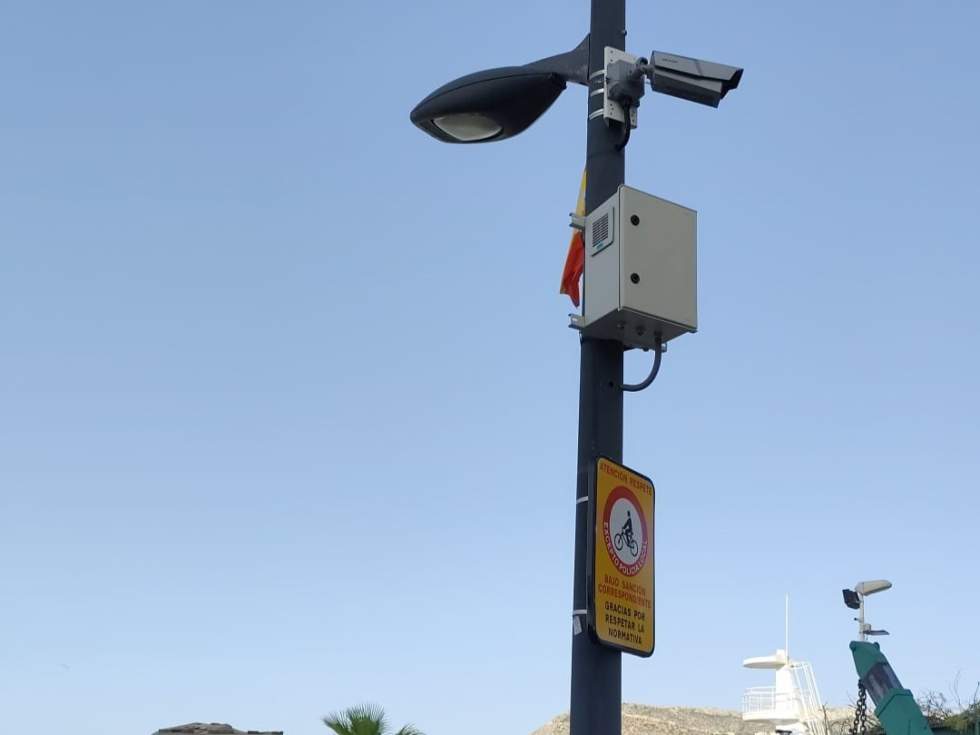 Plan Videovigilancia Calp paseo marítimo arenal bol