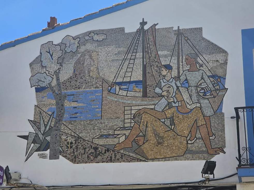 Calp restaurará el mosaico de Gastón Castelló tras el primer diagnóstico técnico realizado en casi 60 años