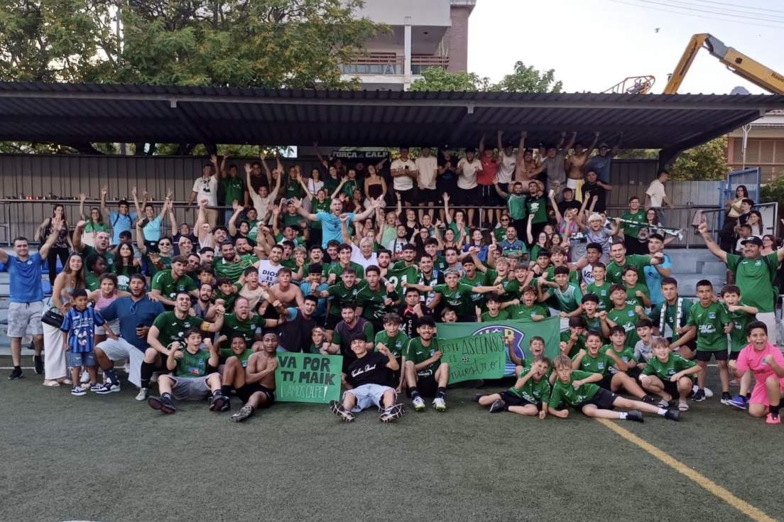 El filial de la UD Calpe tira de épica para ascender a Segunda FFCV