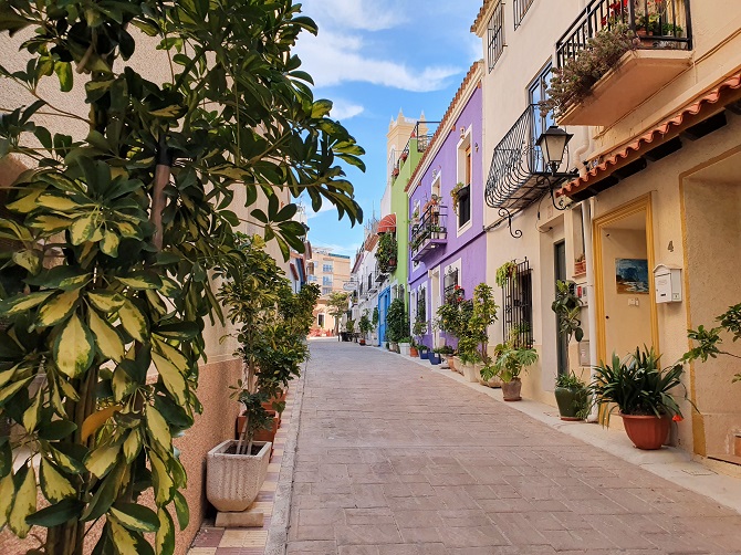 Imagen del casco antiguo de Calpe