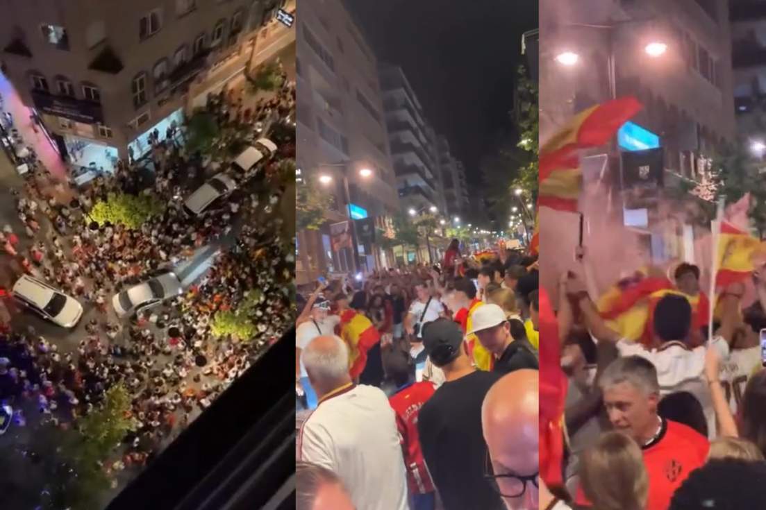 Celebración Mundial España Semifinales