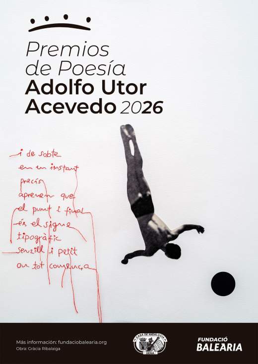 La Fundación Baleària y la Casa de Andalucía convocan la XXVI edición del Premio de Poesía Adolfo Utor Acevedo
