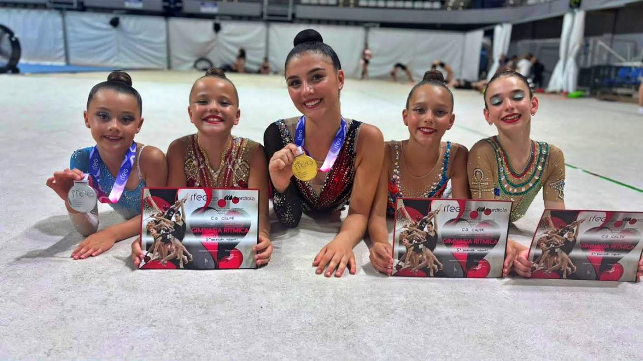 El Club Calpe conquista cuatro títulos nacionales en el Campeonato de España por Equipos