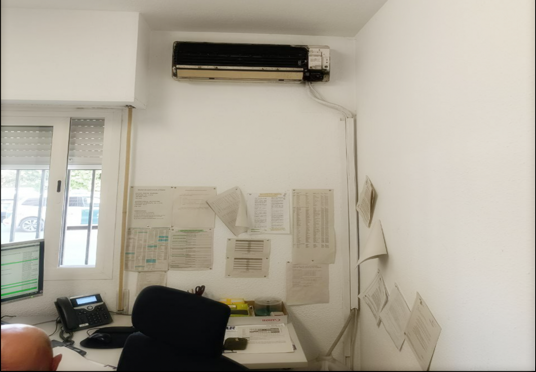 Calpe, San Juan, Servicio marítimo, Sección Fiscal del puerto, instalaciones de la USECIC, Novelda, Jávea y Villena, carecen de equipos de aire acondicionado en uno o más espacios donde se prestan servicios