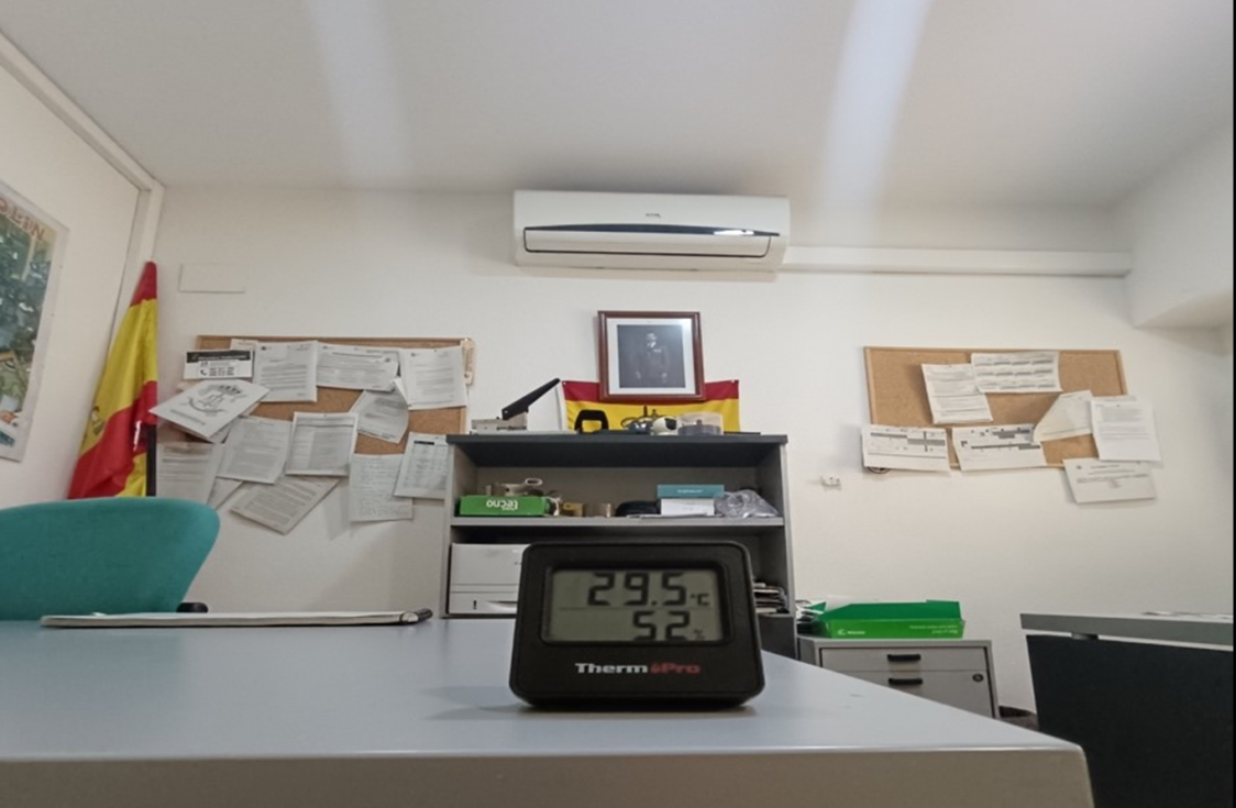 Las oficinas afectadas soportan olas de calor con temperaturas que a veces alcanzan casi los 30 grados