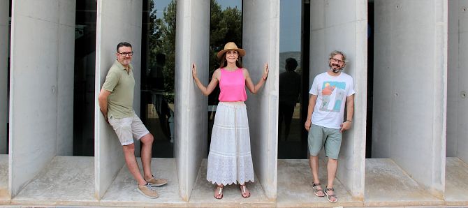 Raúl Martínez, Rosa Catalán y José Miguel Idígoras.
