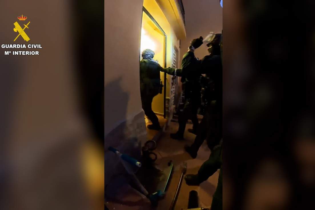 Cinco detenidos en Calp por una red criminal ucraniana vinculada a 40 robos y un botín cercano al millón de euros