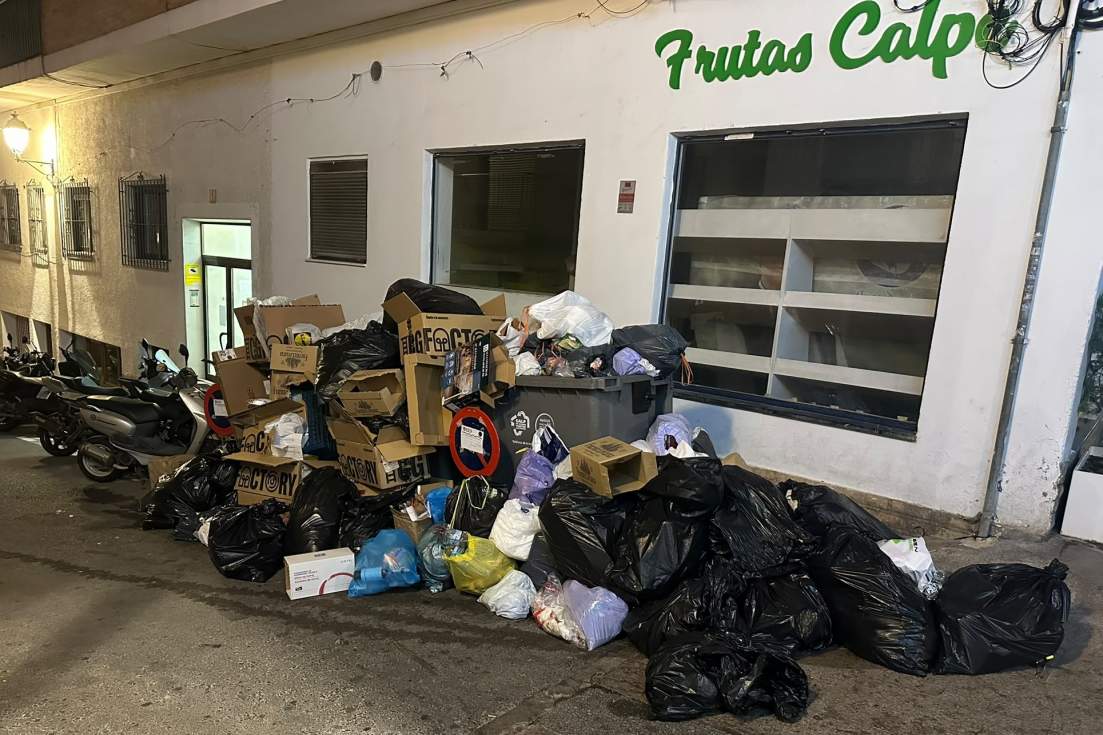 huelga basuras calp acciona