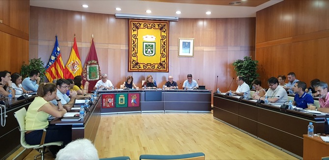 El pleno celebrado en Calp, este lunes