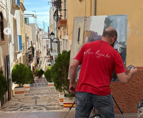 Imagen de archivo de la X edici&oacute;n del Concurso de Pintura al aire libre de Calp