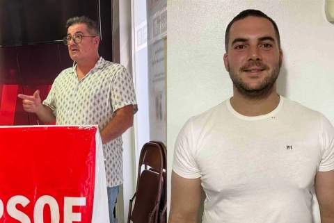 Jos&eacute; Jaime Pastor Tierra (izquierda) y Pau Mar&iacute;n Moragues (derecha), las principales opciones del PSPV-PSOE de Calp.