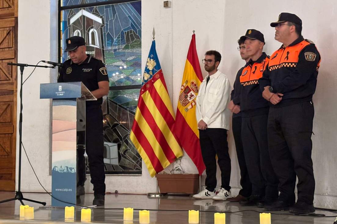 Voluntarios Homenaje Dana primer aniversario calp