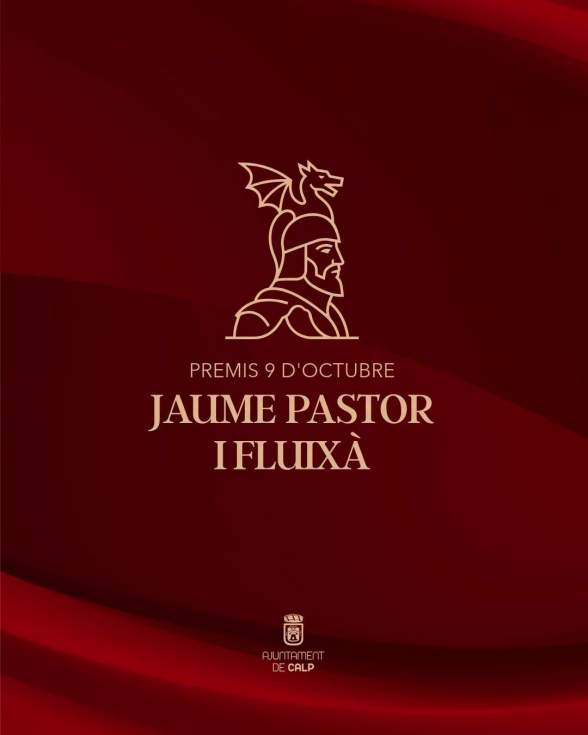 Calp celebra este viernes el 9 d’Octubre con los Premis Jaume Pastor i Fluixà y las Medallas de la Villa