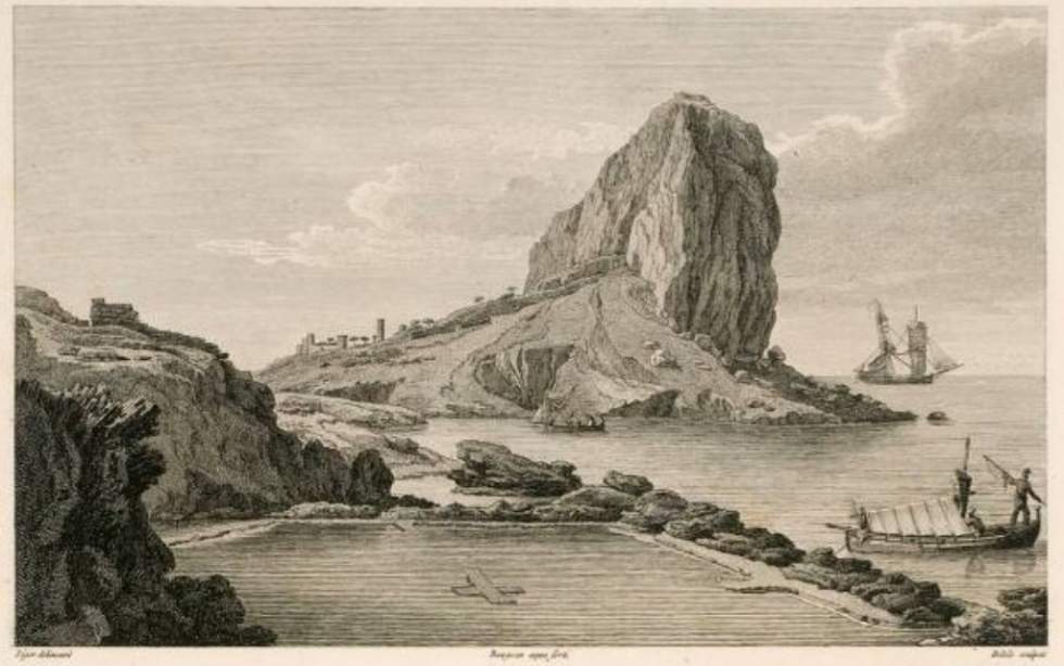 El Peñón de Ifach inmortalizado por François Ligier en 1800