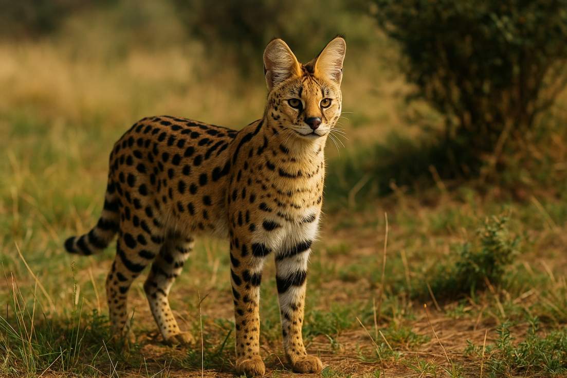 Rescatado un serval en un domicilio de Alicante: un recordatorio de por qué los animales salvajes no son mascotas