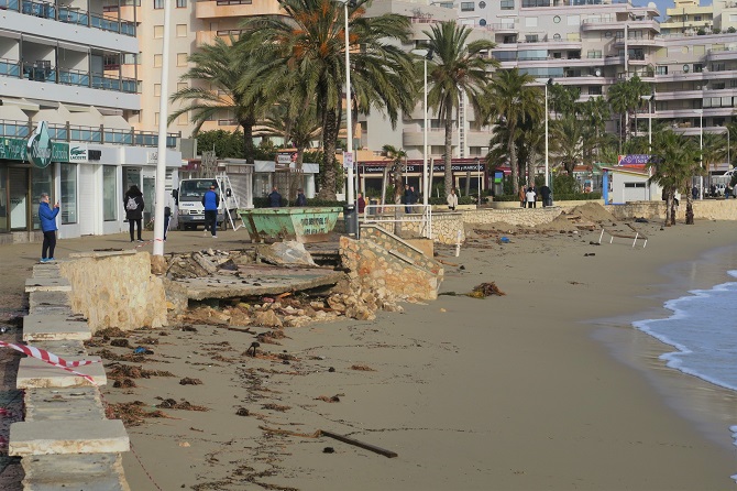 Imagen de archivo: Borrasca Gloria en Calpe