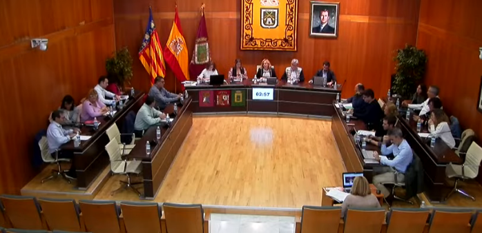 Imagen del Pleno celebrado en Calpe