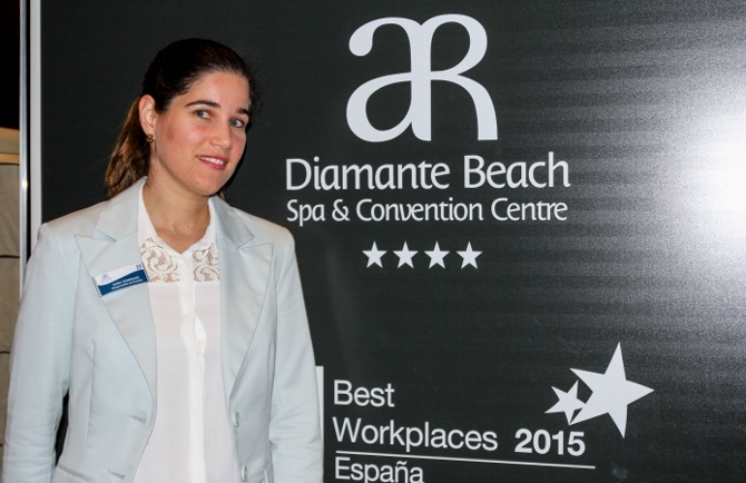Nuria Domínguez responsable eventos del Hotel Diamante Beach