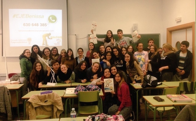 Alumnos del  IES Josep Iborra de Benissa, han  participado de talleres de emprendimiento