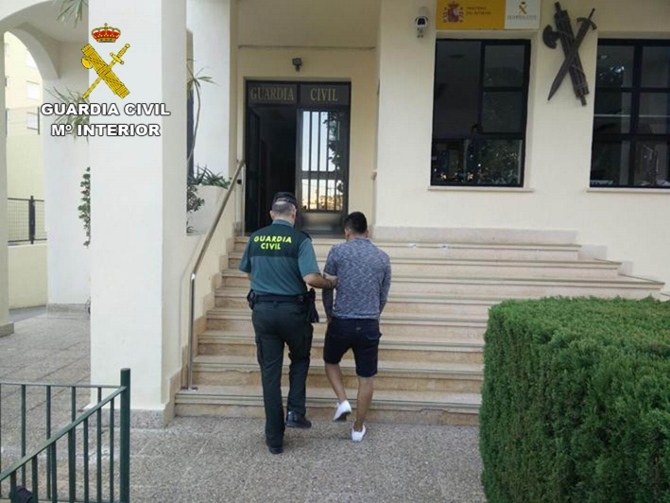 Detenido de Calpe el pasado día 31 de octubre.